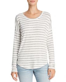 rag  amp  bone JEAN Drop-Shoulder Striped Tee at Bloomingdales